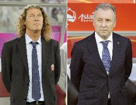 Managers of Japan, Qatar national teams