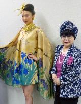 Designer Katsura designs dresses themed on Rimpa school of painting