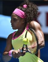 S. Williams wins 3rd round match at Australian open tennis