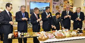 Foreign envoys help promote Fukushima produce