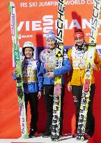 Japan's Takanashi ends 2nd in overall World Cup ski jumping