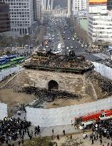 S. Korea's historic gate destroyed