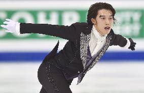 Mura performs at World Figure Skating Championships