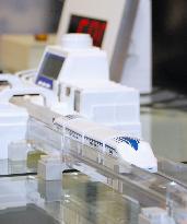 Toy maglev train to be sold in Sept.