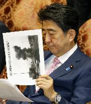 Abe says SDF could give logistical support to U.S. forces in Mideast