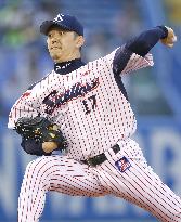 Swallows bats back Naruse in win over Tigers