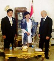 Japanese lawmakers' group visits Iraq to foster exchanges