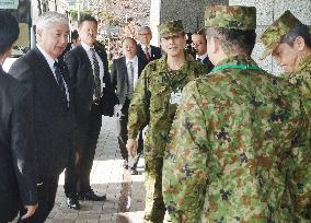 Defense Minister Nakatani to observe command post exercise