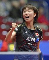 Japan women's table tennis team reaches q'finals