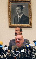 (1) Saddam Hussein wins 100% in referendum