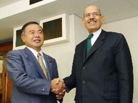 IAEA chief ElBaradei in Tokyo