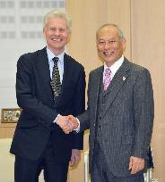 Tokyo Gov. Masuzoe meets 2012 London Olympics CEO Deighton