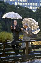 Britain's Prince William arrives in Japan