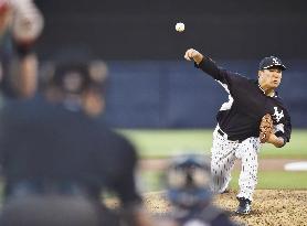 Tanaka makes spring debut with 2 perfect innings