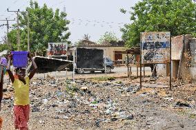 Signboards blacked out in Nigerian town after Boko Haram attack