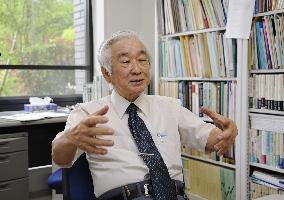 Japanese Nobel physics laureate Masukawa opposes security bills