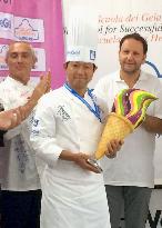 Japanese chef wins E. Asian gelato competition