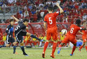 Japan take on Singapore in World Cup qualifiers