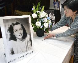 Acting legend Setsuko Hara of Ozu film "Tokyo Story" dies at 95