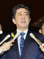 Abe appreciates S. Korean court's acquittal of Japanese reporter