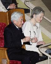 Imperial couple at Cleveland Orchestra concert