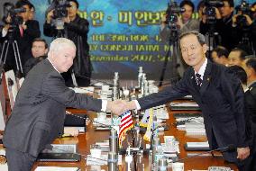 U.S. and South Korea hold defense talks in Seoul