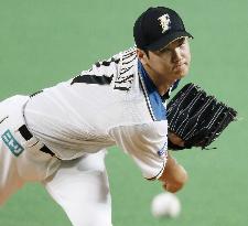 Fighters' Otani strikes out 13 en route to 7th win