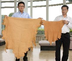 Japanese deer skin eyed for traditional leather goods