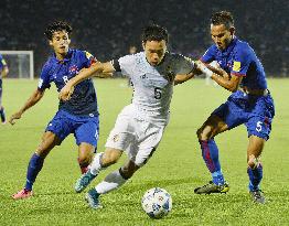 Japan, Cambodia play in Asian qualifiers for 2018 World Cup