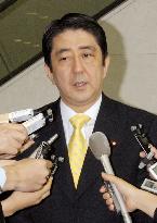 Abe says Japan eyeing additional sanctions on N. Korea