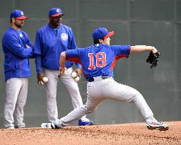 Chicago Cubs' Wada trains at camp