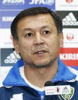 Uzbekistan coach Kasimov ahead of international friendly against Japan