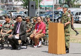 SDF medical relief team wraps up mission in Nepal