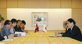 Japanese, Cambodian foreign ministers hold talks in Tokyo