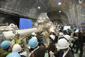 Gravitational wave detector revealed to media