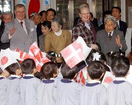 Danish Queen Margrethe II visits Gunma Pref.