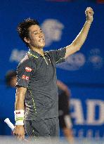 Nishikori advances to semifinal in Mexico Open