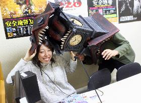 "Haunted Clock Guy" -- mascot of Sapporo Clock Tower