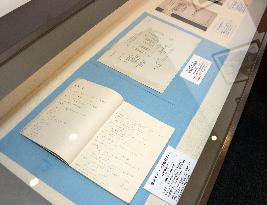 Museum displays Mishima's unpublished notes on 1964 Olympics