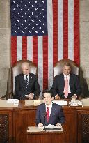 PM Abe addresses joint session of U.S. Congress