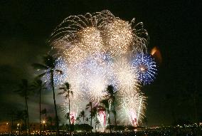 Nagaoka Fireworks at Hawaii's Pearl Harbor