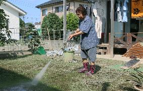 Aftermath of flooding in eastern Japan