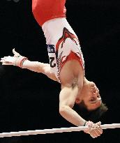 Japan's Tanaka in qualifying round of world gymnastics c'ships