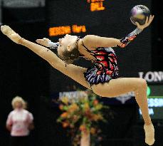 Russia's Vera Sessina wins ball competition at world cup