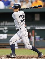 Yankees' Ichiro goes 2-for-4 against Orioles