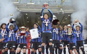 Gamba lift Emperor's Cup to win treble