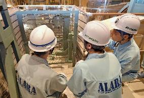 Nuke regulators check hydrogen device at power plant in western Japan
