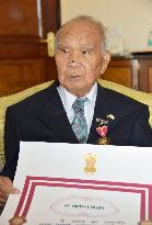 Japan-India Assoc. advisor Misumi conferred Padma Bhushan Award