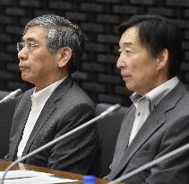 BOJ chief says Japan economy recovering moderately