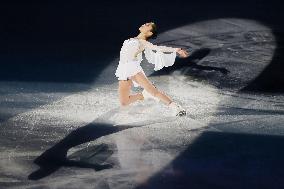 Japan's Miyahara performs during NHK Trophy exhibition
